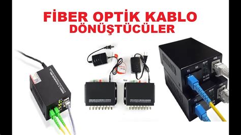 Fiber Optik Kablo D N T R C Cihazlar Ve Kullan M Alanlar Fiber Optic