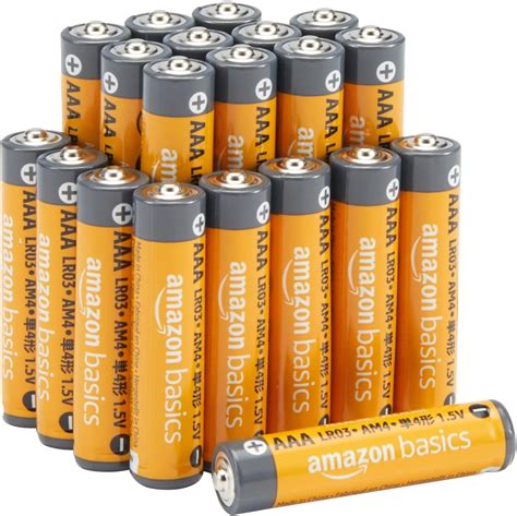 Amazon.com: Amazon Basics 4-Pack AAAA Alkaline High-Performance Batteries, 1.5 Volt, 3-Year