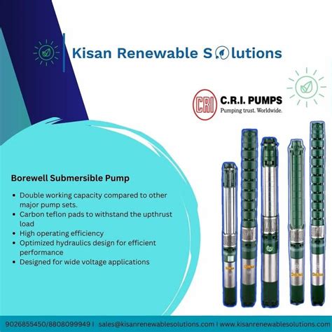 Cri Submersible Pumps Motor Hp Cri Pumps Latest Price Dealers