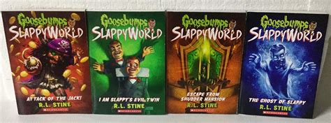 R L Stine S Goosebumps Slappyworld 4 Books Collection 2 Attack Of The Jack 3 I Am Slappy S