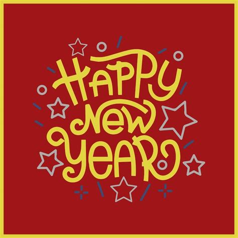 Premium Vector Happy New Year Vector Design