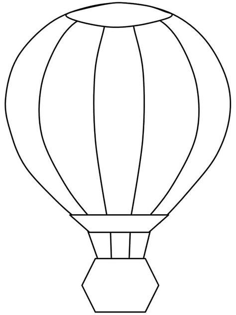 Dibujos de Globo Aerostático para colorear e imprimir ColoringOnly