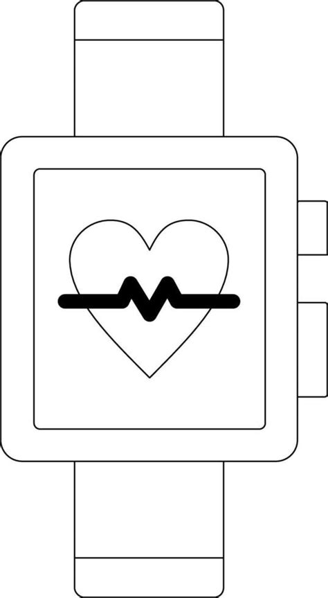 Smart Watch Line Icon 43322326 Vector Art At Vecteezy