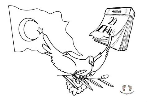 Cumhuriyet Bayram Boyama Sayfas Didiyom Tv