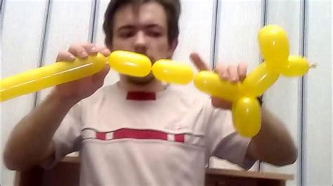 Классическая собачка из шарика шдм - YouTube