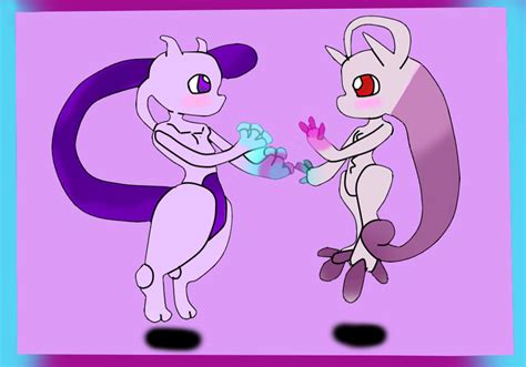 Baby Mewtwo and Baby Newtwo by FriezaMangas on DeviantArt