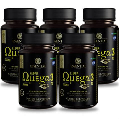 Kit Mega Tg Mg Potes De Caps Essential Nutrition Meu