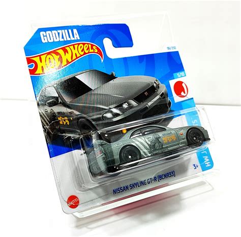 Hot Wheels Nissan Skyline Gt R Bcnr Szary Srebrny Godzilla Cena