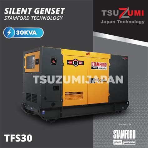 Jual Genset Stamford Kva Silent By Tsuzumi Japan Tipe Tfs Shopee