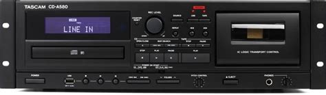 TASCAM CD-A580 CD / USB / Cassette Player / Recorder | Sweetwater