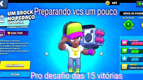 Gameplay de Brawl Stars Preparando vocês pro desafio das 15 vitórias