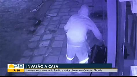 Homem Invade Casa E Rouba Carro E Objetos Enquanto Fam Lia Dorme Em