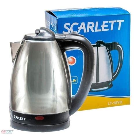 Acb Scarlett Stainless Steel Electric Heat Kettle Liters Lazada Ph