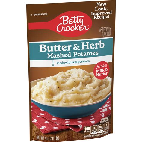 Betty Crocker Mashed Potatoes Butter Herb R917 Atelier Yuwaciaojp