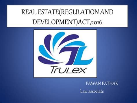 Real Estateregulation And Developmentact2016 Ppt