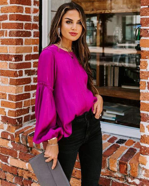 Fall Flare Summer Checklist Hot Pink Blouses Dark Magenta Facebook