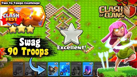 Easily 3 Star The Two To Tango Challenge Clash Of Clans Swag 90