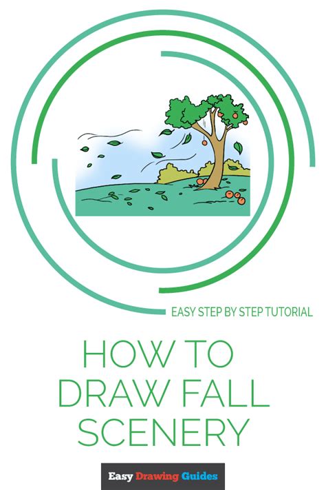 How to draw fall scenery really easy drawing tutorial – Artofit