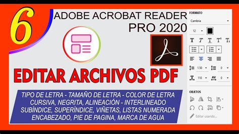 EDITAR ARCHIVOS PDF en Adobe Acrobat Reader PRO 2020 fácil y rápido