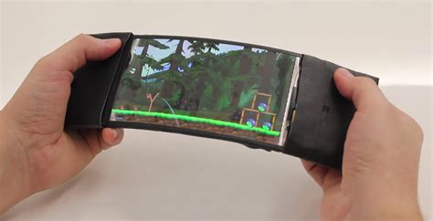 Un prototype à l écran flexible qui laisse entrevoir le smartphone du