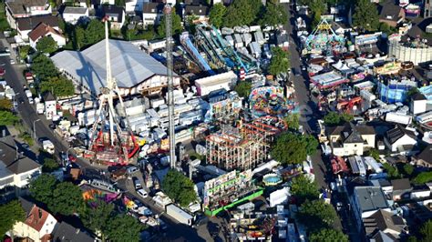 Bonn Von Oben Kirmes Und Rummel Veranstaltungsgelände Beim