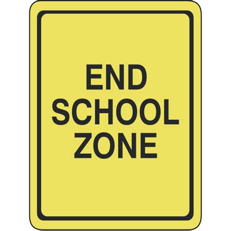 End school zone Logo Download png