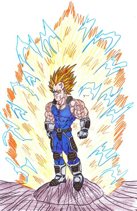 Vegeta Ssj 2 Redesign By Bender18 On Deviantart