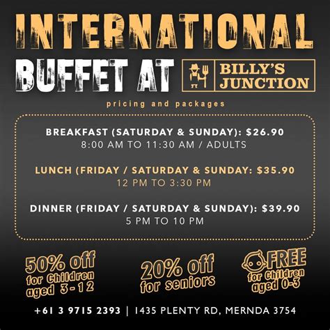 Billy's Junction - International Buffet