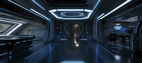 Sci Fi Spaceship Interior Stock Photos, Images and Backgrounds for Free ...