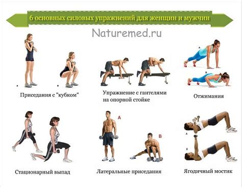 6 незаменимых силовых упражнений для мужчин и женщин | Силовые ...