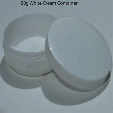 50g Plastic White Cream Jar At Rs 3 5 Jar Cream Jar In New Delhi ID