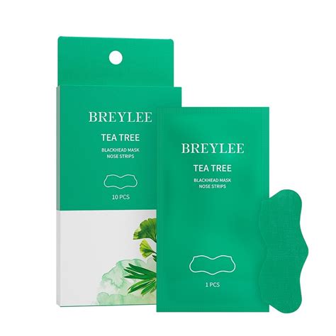 Jual BREYLEE Tea Tree Blackhead Mask Nose Strips Pengangkat Komedo