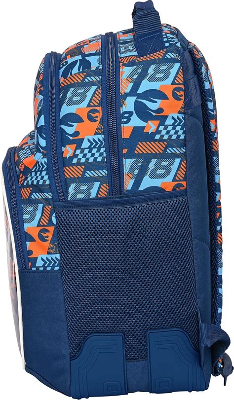 Safta M Hot Wheels Speed Club Mochila Escolar Infantil Calidad Y Resistencia Para Todas Las