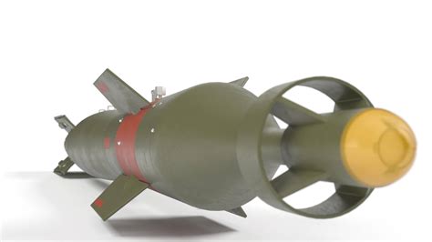 GBU-10 Paveway II Laser Guided Bomb Missile 3D Model by 3dxin