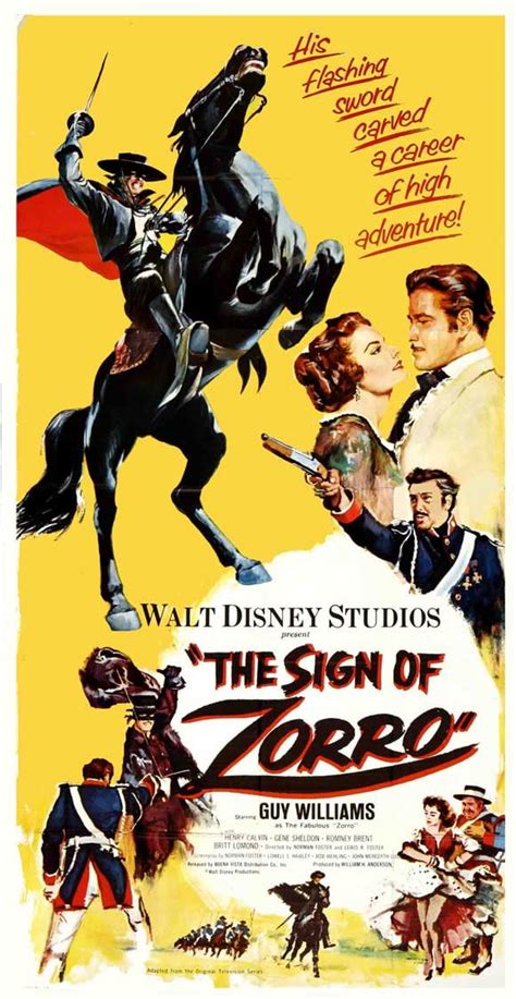 The Sign of Zorro - movie POSTER (Style A) (20" x 40") (1960) - Walmart ...