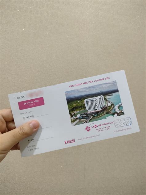 Free Stay Voucher Lexis Hibiscus PD Sky Pool Villa Tickets