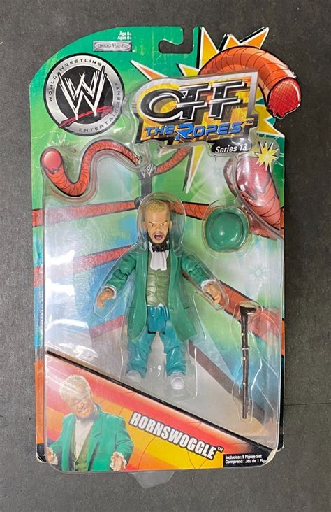 | WWE Off The Ropes Hornswoggle Leprechaun Wrestling Jakks Pacific ...