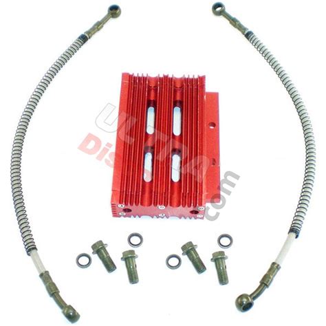 Radiateur D Huile Pour Dirt Bike Rouge Pieces Dirt Bike Tuning