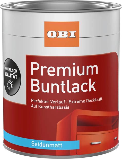 Obi Premium Buntlack Anthrazit Seidenmatt Ml Kaufen Bei Obi