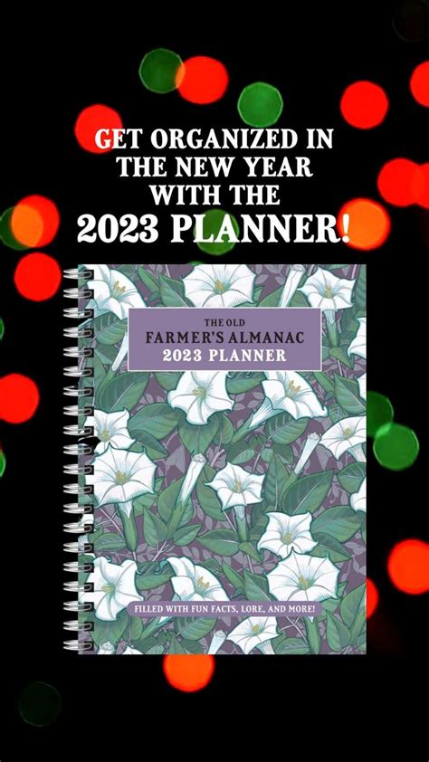 The 2023 Planner from The Old Farmer's Almanac | Calendars, organizers ...