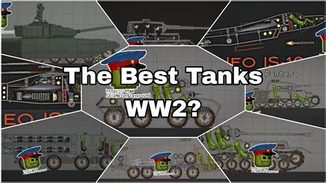 The Best Ww Tanks In Melon Playground Youtube