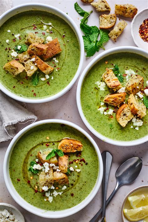 Broccoli Soup Olive And Mango