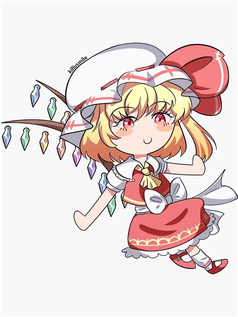 Chibi Flandre Scarlet Sticker For Sale By Killusmile Redbubble