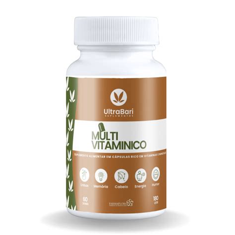 Suplemento Multivitamínico Ultrabari Manipula Mais Farmaflora