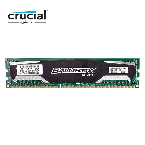 Crucial Ballistix Sport Ddr G Mhz V Cl Pin Pc