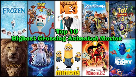 Top Highest Grossing Animated Movies Of All Time Inoticia Net