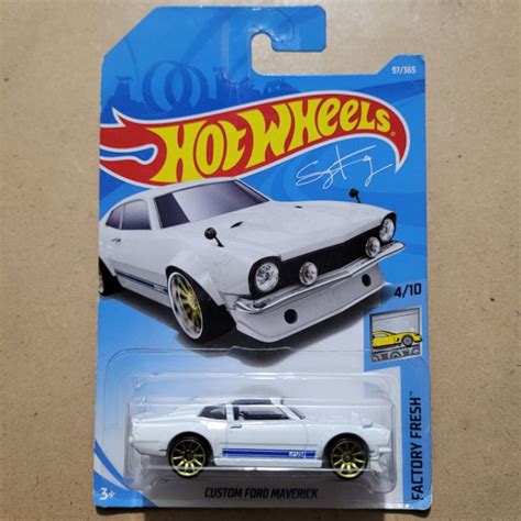 Jual HOT WHEELS CUSTOM FORD MAVERICK FACTORY FRESH WHITE Shopee