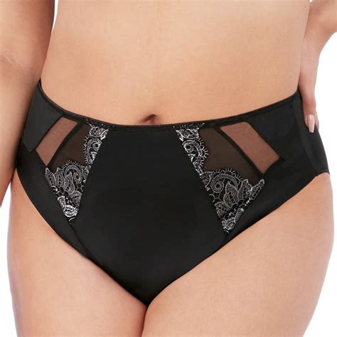 Culotte Taille Haute Grande Taille Eug Nie Noir De Elomi