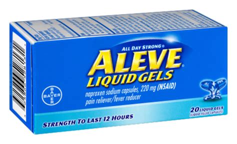 Aleve 220 Mg Liquid Gels 26 Ct Kroger