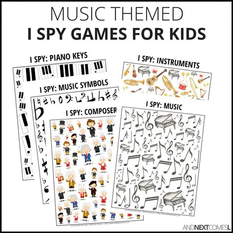 Music I Spy Bundle Pack | And Next Comes L - Hyperlexia Resources